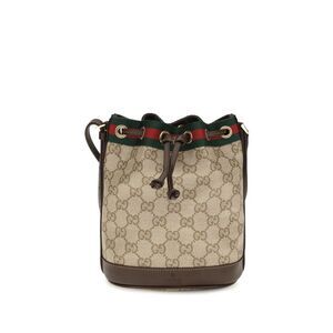 Gucci Beige Cotton Women's Handbag
